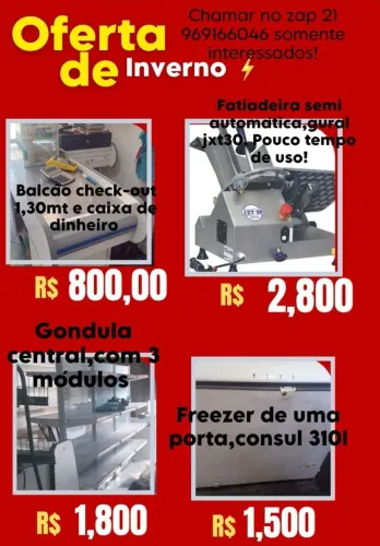 Tudo para seu comércio!!