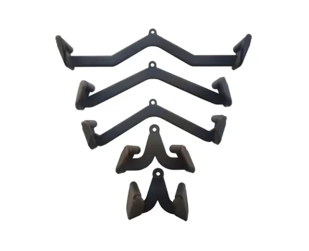 Kit 5 Puxadores Anatômicos Academia Musculação Profissional