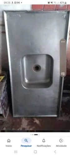 Pia inox usada no precinho