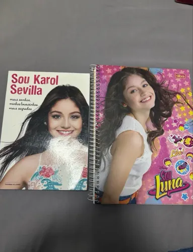 Caderno e livro luna( teste)