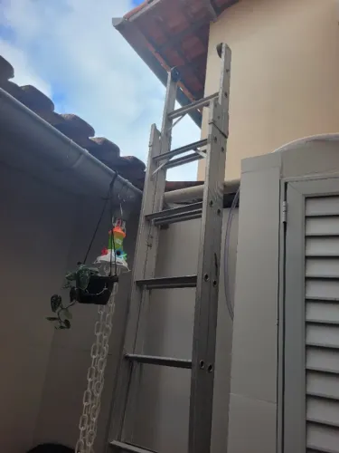 Escada de alumínio Extensiva com 8 degraus