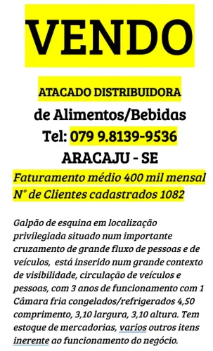 VENDO ATACADO/DISTRIBUIDOR<br>ATACADO DISTRIBUIDORA <br>
