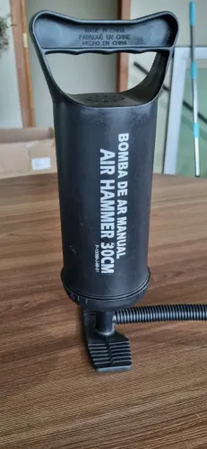Bomba de Ar Manual para Colchão Inflável, Botes e Boias (Completa)