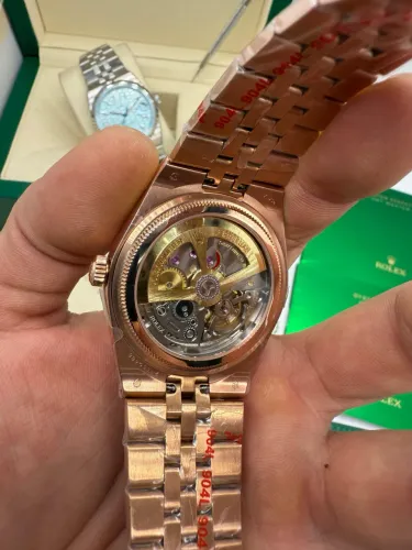 Relógio Rolex automático rosé