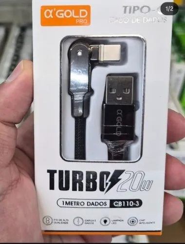 CABO IOS TURBO 20W 1M ARTICULADO REF: CB110-2