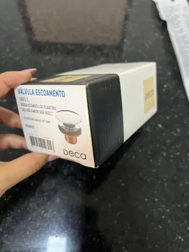 Válvula de escoamento luxo para lavatório 
