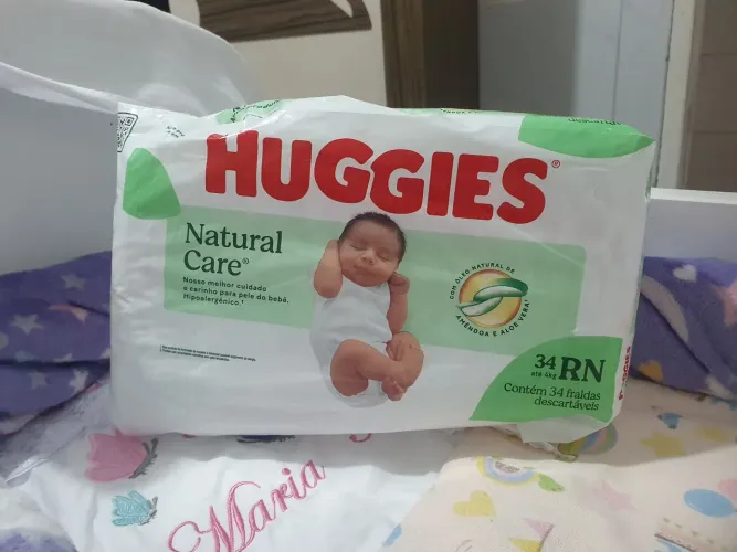 Fralda RN Huggies natural care