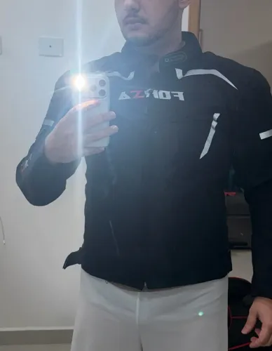 Capacete Texx e Jaqueta Forza