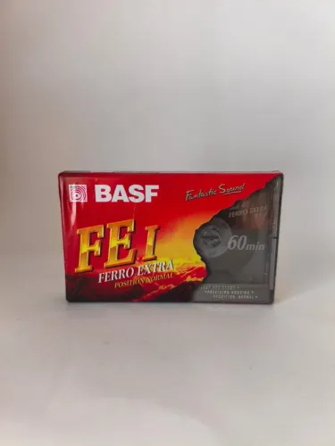 Fita Cassete K7 Basf Fei Ferro Extra I 60min Lacrada Nova