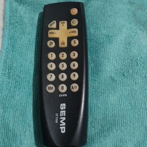 Controle Semp TVs linha lumina 14 20 29 mod C7260 original funcionando tudo
