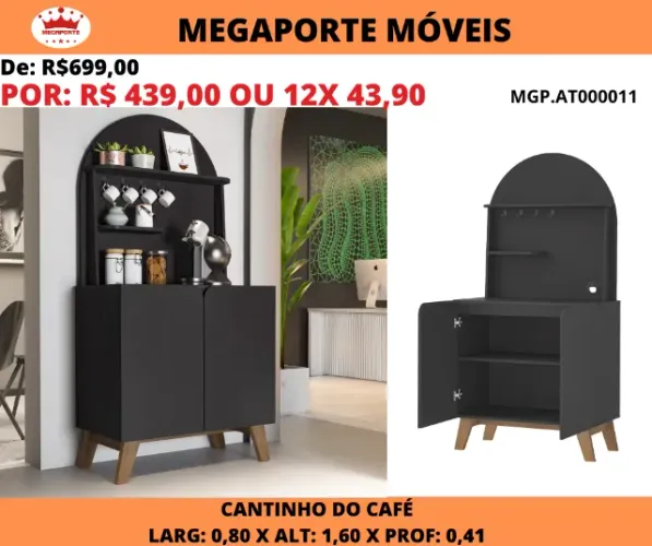 CANTINHO DO CAFÉ C/02 PORTAS