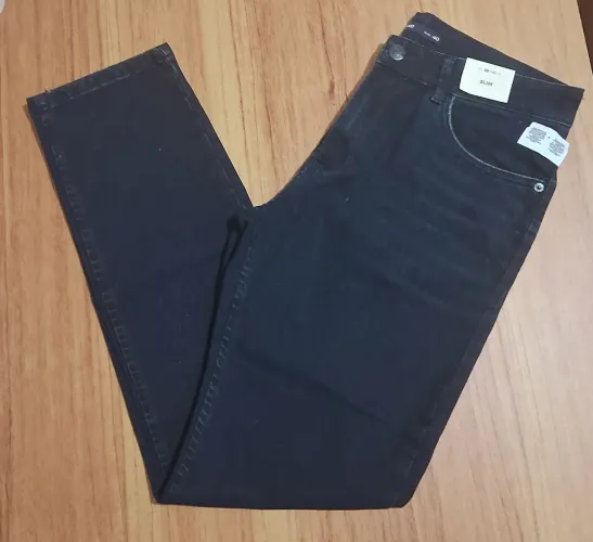 Calca jeans slim masculina Renner azul escuro