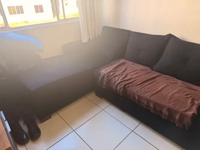 Sofá + rack e painel de Tv