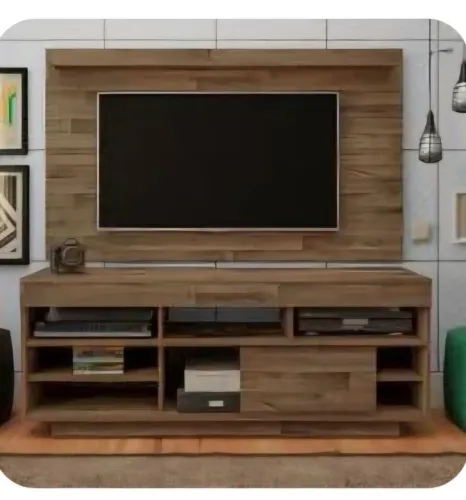 Conjunto de rack com painel