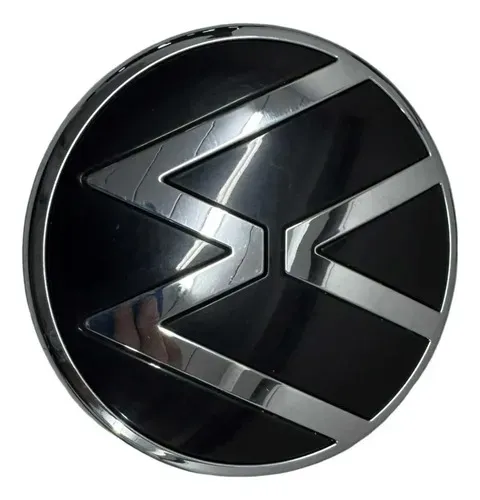 Emblema Tampa Traseira Volkswagen Polo 2026 Preto