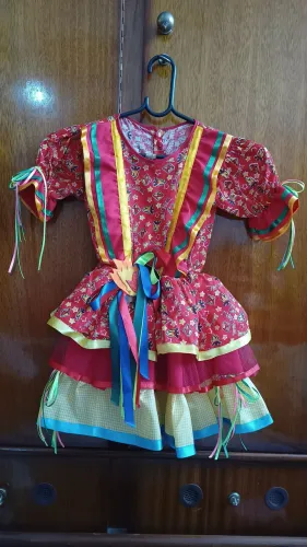 Vestido festa junina infantil