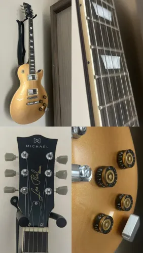 Guitarra Les Paul Nova + kit de Pedais