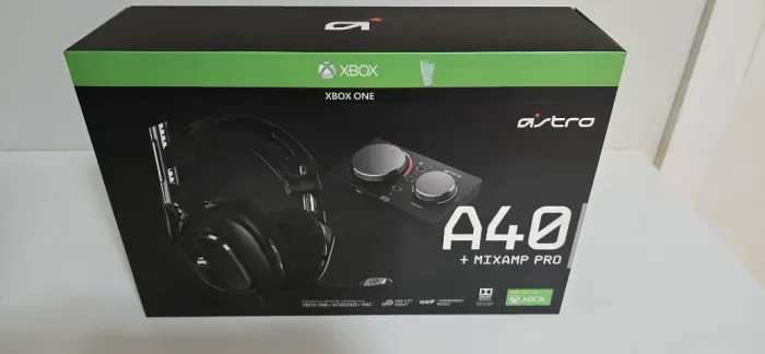 Headset Astro A40 + MixAmp Pro Xbox Novo Sem Uso