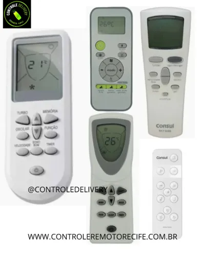 CONTROLE AR CONDICIONADO CONSUL SPLIT BEM ESTAR ( NOVO CO  NOTA FISCAL )