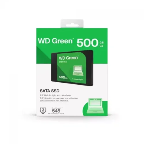 Hd Ssd Wd Green 500gb, Sata Iii, Leitura 545mbs Grava 505mbs (Usado)