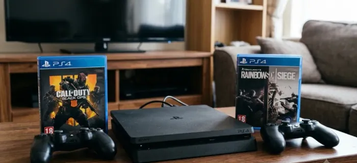 Playstation 4 Slim 500gb + 1 Controle com rapid fire + 1 controle com strike