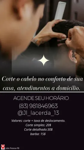 Cortes de cabelo à domicílio.?
