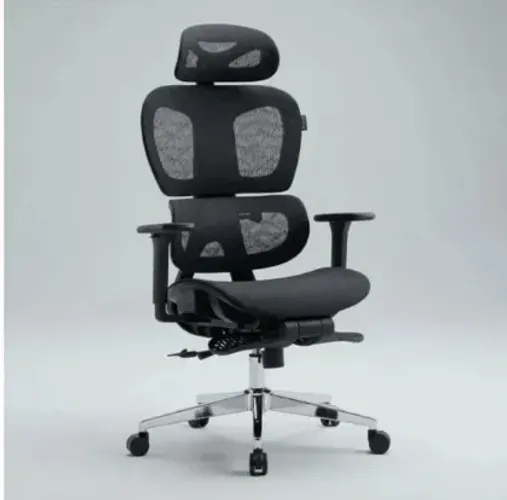 Cadeira Ergonômica Sensetup Cosy T03 Preta Mesh com Apoio de Pés