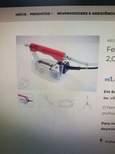 Ferro a vapor industrial continental 