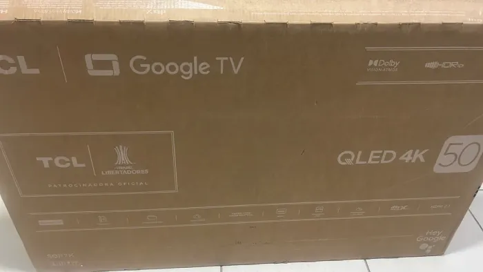 Tv led 55 polegadas TCl Qled Bhuetooth Alexia nova plástico