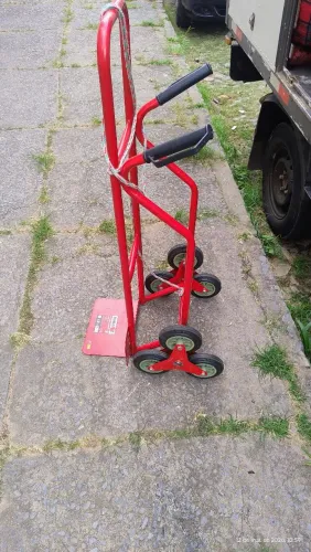 Carrinho carga armazém 6 rodas 