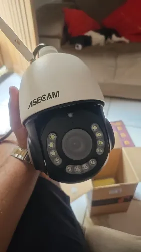 Câmera Asecam 4K zoom 30X ótico Sensor Sony POE