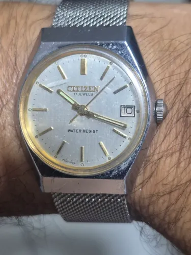Relógio CITIZEN MECÂNICO VINTAGE   2510   -   FUNCIONANDO PERFEITAMENTE.