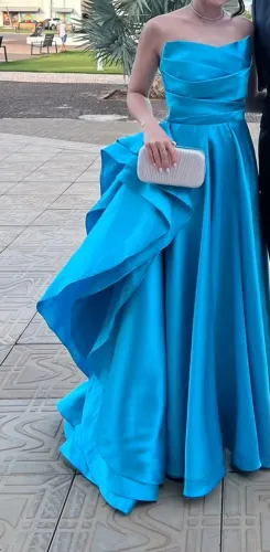 VENDO vestido azul Celeste, tam. 36/38