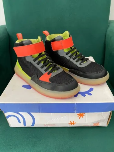 Tênis Original Bibi Infantil de Luz High Sneakers Botinha, Nº34 Usado!