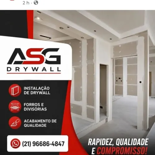 Instalação de drywall