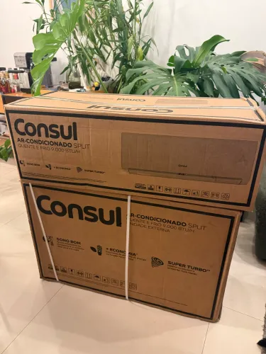 Ar condicionado Cônsul 9000 BTUs lacrado com nota fiscal 