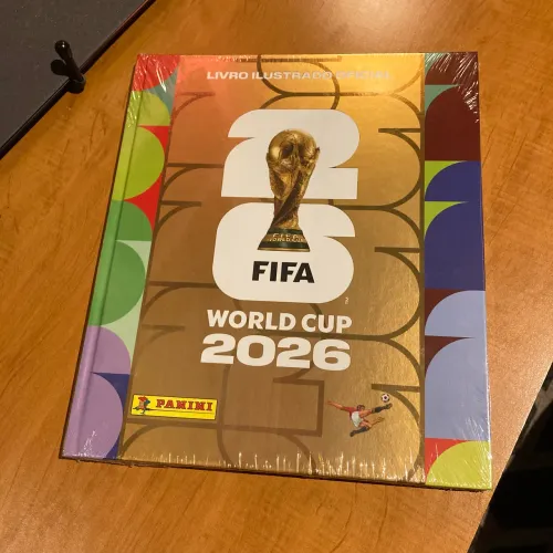 Álbum Panini Copa 2026 - Completo para colar - Capa Dura Dourado