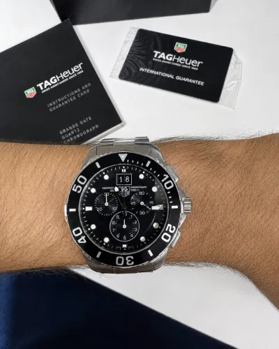 Relógio TAG Heuer Aquaracer Chronograph CAN1010 - Full Set