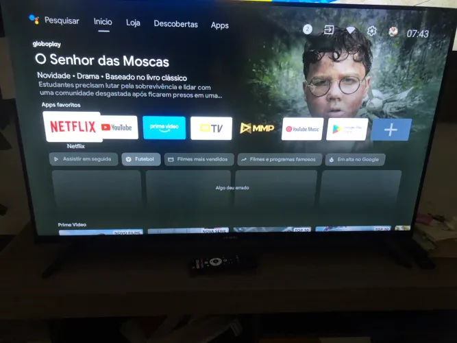 Tv 43 polegada 2 mês de uso com nota fiscal