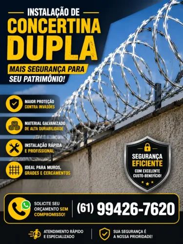 concertina dupla clipada 