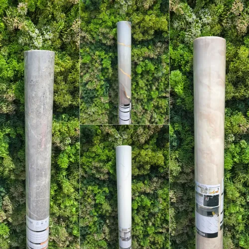 Rolo Adesivo Efeito Mármore Tons Claros 1,20 x 2,80m - Pronto pra Aplicar