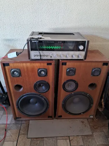 Receiver Gradiente STR 1250 + Caixas som Novik p/ restaurar