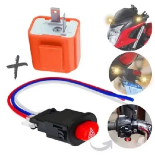 Kit composto por relé e chave de seta