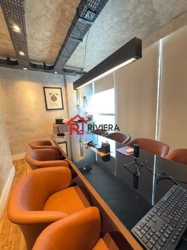 Sala comercial em condomínio para locação na Ponta D'areia, São Luís-MA: 2 banheiros, 2 va