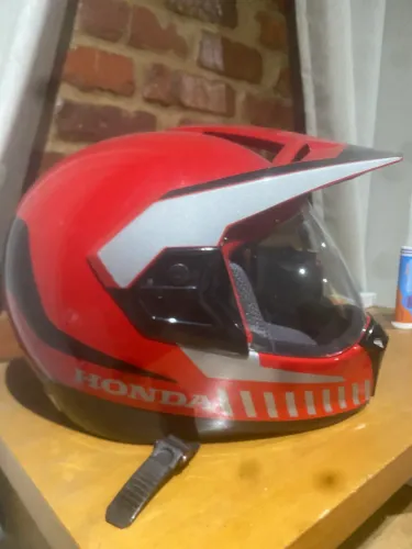 Capacete original Honda com viseira 