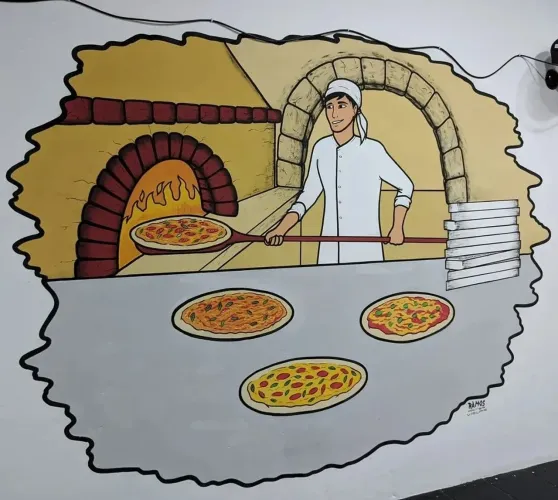 Pintor (desenhos) e Letreiro 