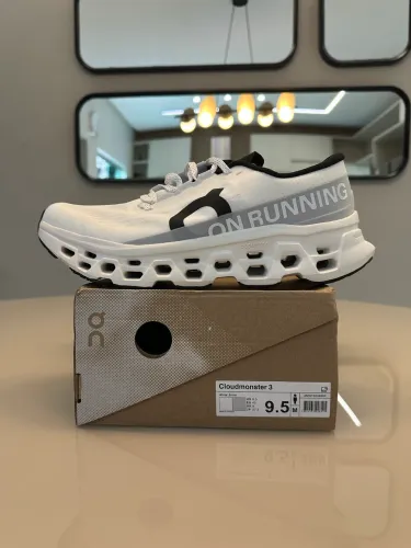 Tênis On Cloudmonster 3 masculino 42 41 branco 