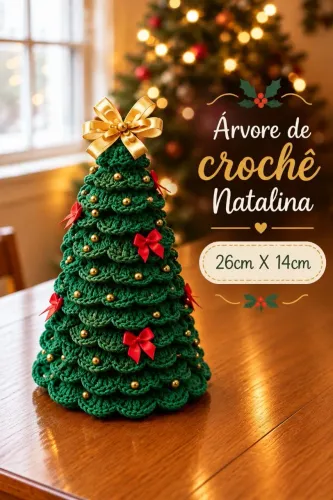 Árvore em crochê