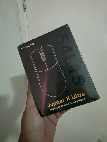 MOUSE GAMER PRO KYSONA JUPITER X ULTRA NOVO LACRADO - SEM FIO