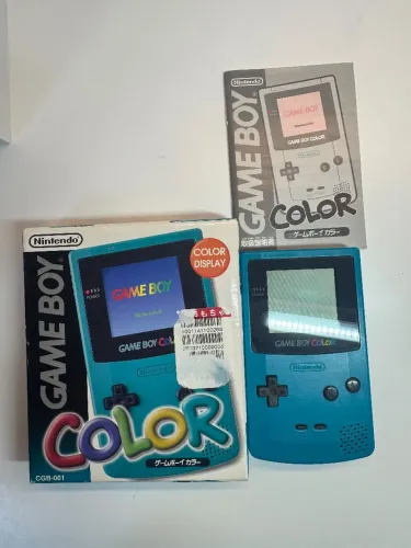 Nintendo Game Boy color cib azul turquesa
